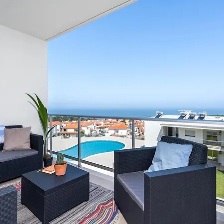 Private Condominium, Pool, Tennis & Sea View By Silver Prop Apartman Nazaré